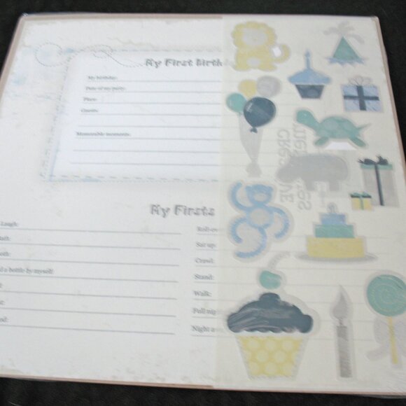 One Pkg Creative Memories Rugged Baby Boy Celebrate Additions B-20 - Picture 3 of 3
